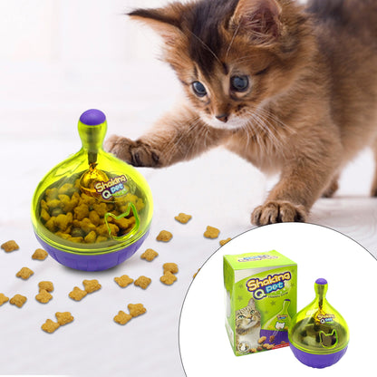 Interactive Cat Feeder Toy Treat Dispenser by HitMyNeed
