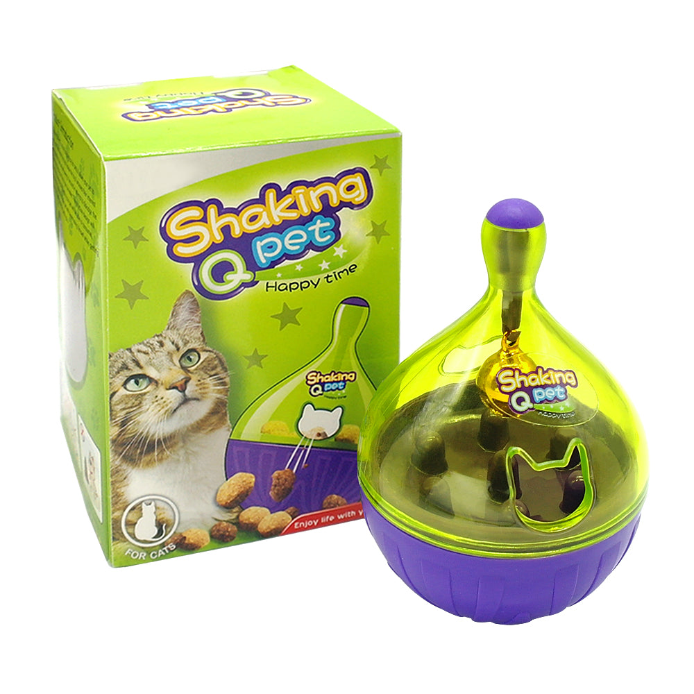 Interactive Cat Feeder Toy Treat Dispenser by HitMyNeed