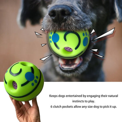 Interactive Dog Training Ball with Sound, 15cm by HitMyNeed