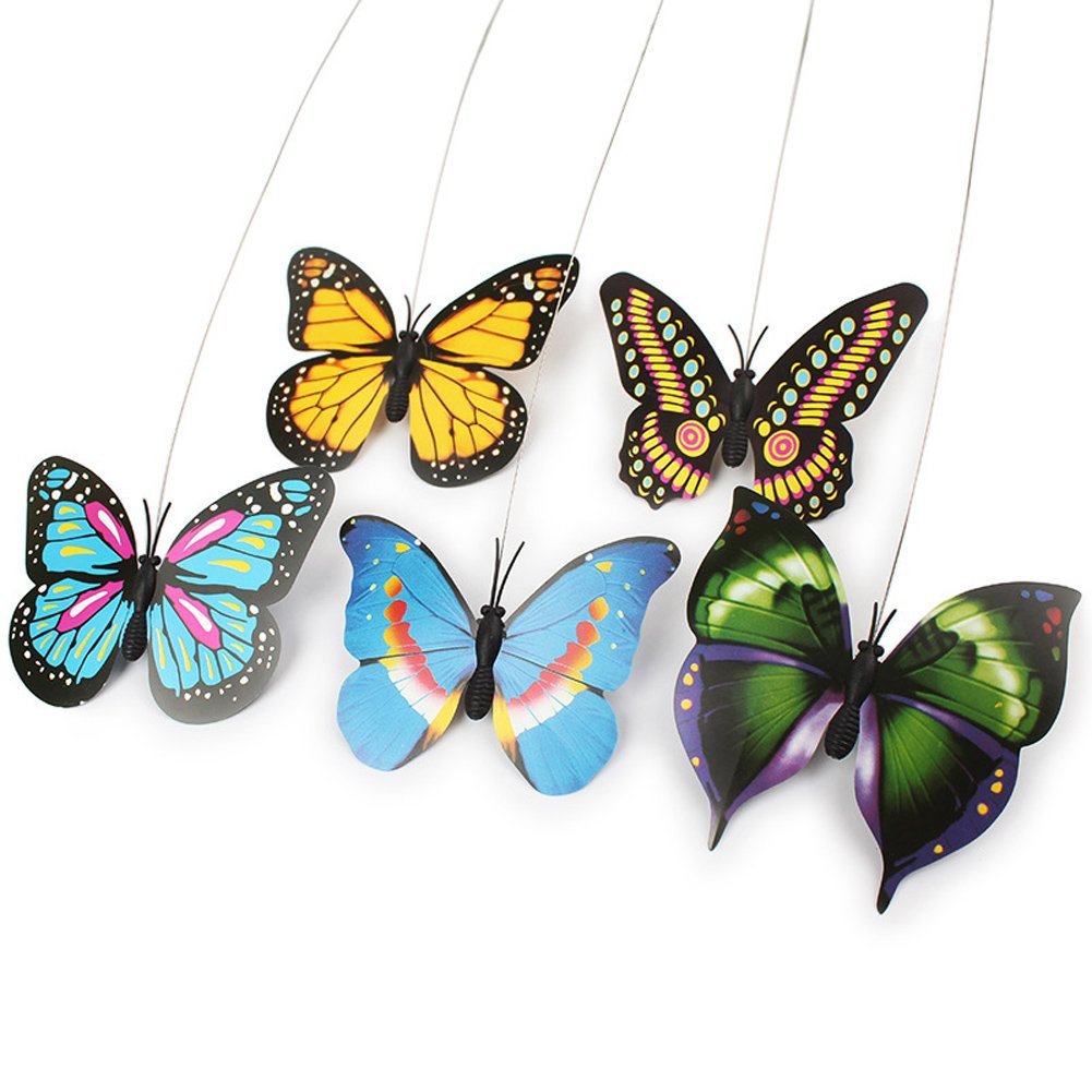 Interactive Electric Butterfly Cat Toy by HitMyNeed