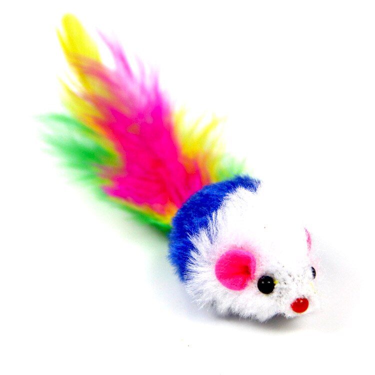 Interactive Plush Mouse Cat Toys Set (10 Pack) by HitMyNeed