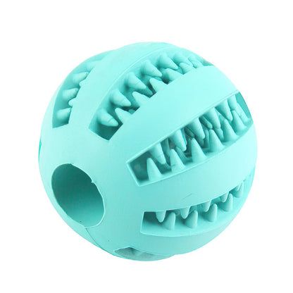 Interactive Rubber Treat Ball for Small Dogs light-green 5cm by HitMyNeed