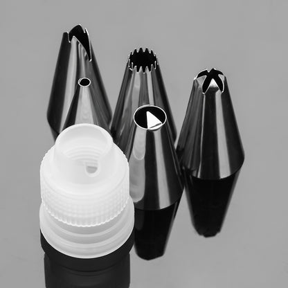 Interchangeable Nozzle Silicone Piping Bag Set (8pc) by HitMyNeed