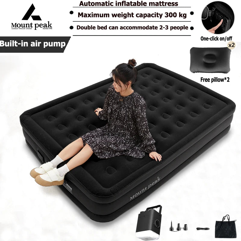Interior 2 Person Glamping Air Mattress with Pump by HitMyNeed