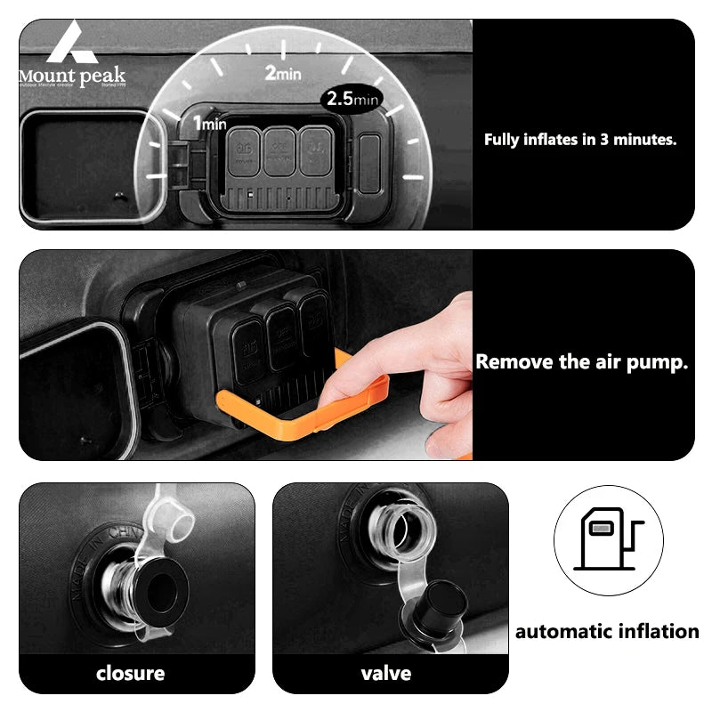 Interior 2 Person Glamping Air Mattress with Pump by HitMyNeed