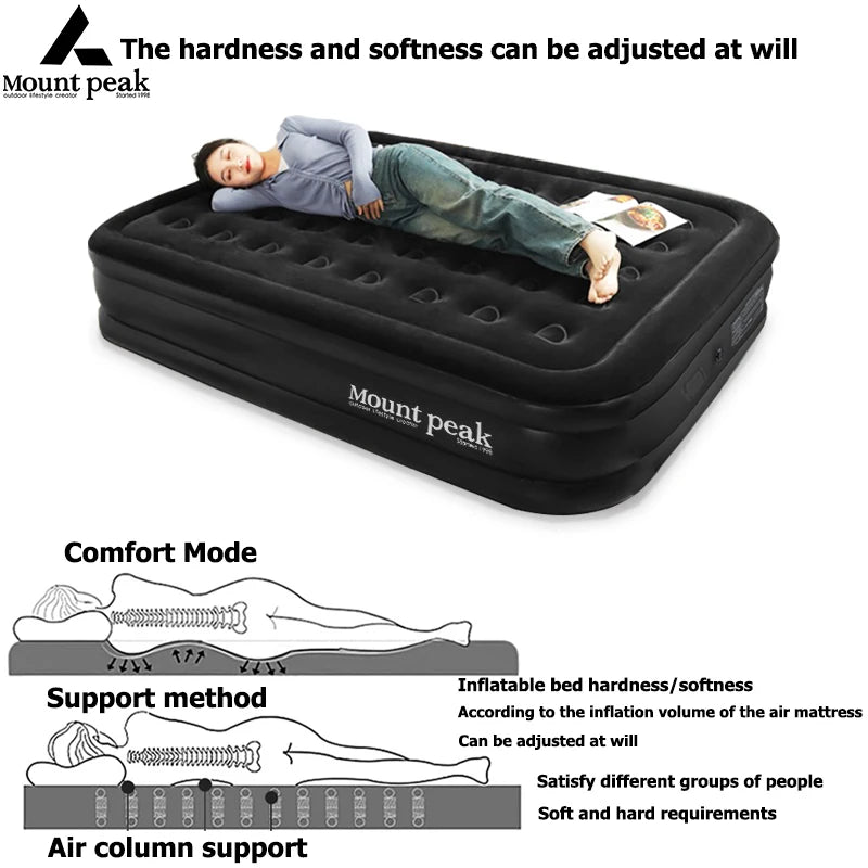 Interior 2 Person Glamping Air Mattress with Pump by HitMyNeed