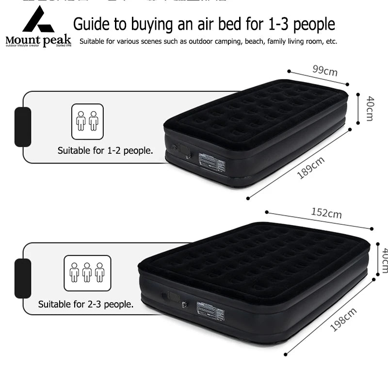 Interior 2 Person Glamping Air Mattress with Pump by HitMyNeed