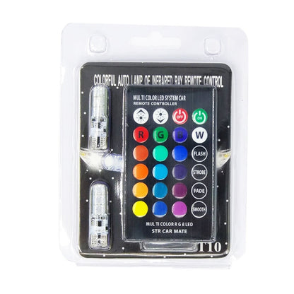 Interior Car LED Lights with Remote (Set of 4) by HitMyNeed