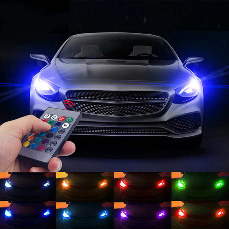Interior Car LED Lights with Remote (Set of 4) by HitMyNeed