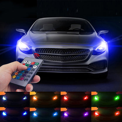 Interior Car LED Lights with Remote (Set of 4) by HitMyNeed