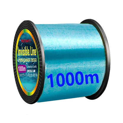 Invisible 3D Bionic Fluorocarbon Coated Fishing Line 1000m-blue 7-0-0-43mm by HitMyNeed