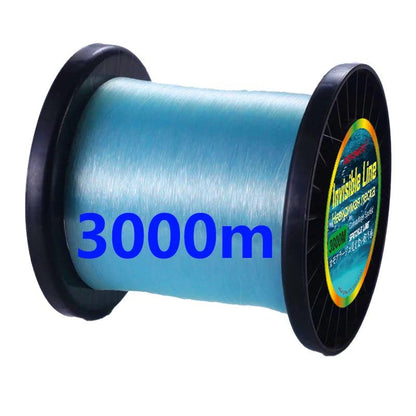 Invisible 3D Bionic Fluorocarbon Coated Fishing Line 3000m-blue 7-0-0-43mm by HitMyNeed