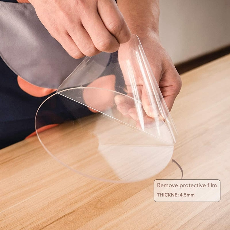 Invisible Acrylic Cake Board Stand Set by HitMyNeed