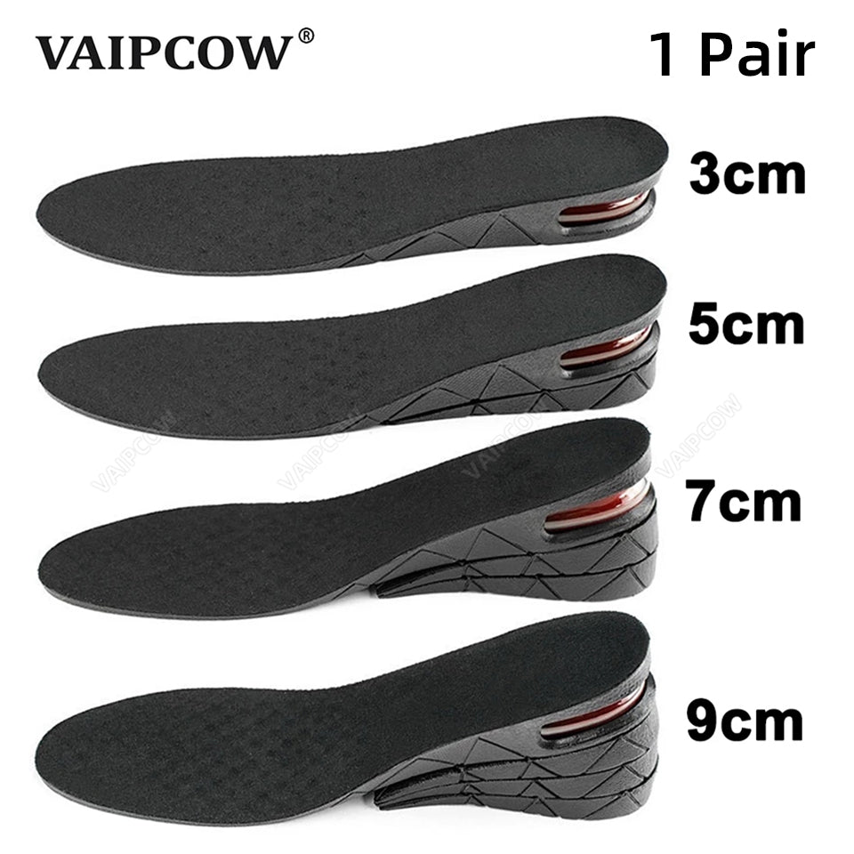 Invisible Height Increase Insoles with Cushion Support by HitMyNeed