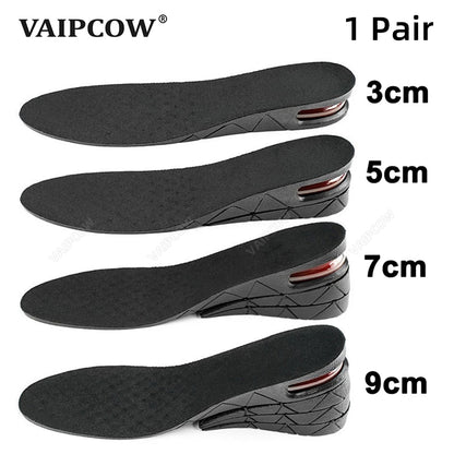 Invisible Height Increase Insoles with Cushion Support by HitMyNeed