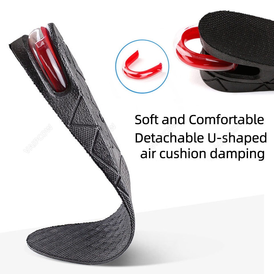Invisible Height Increase Insoles with Cushion Support by HitMyNeed