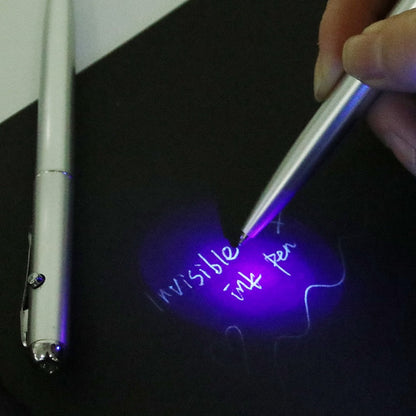 Invisible Ink Pen with Built-In UV Light by HitMyNeed