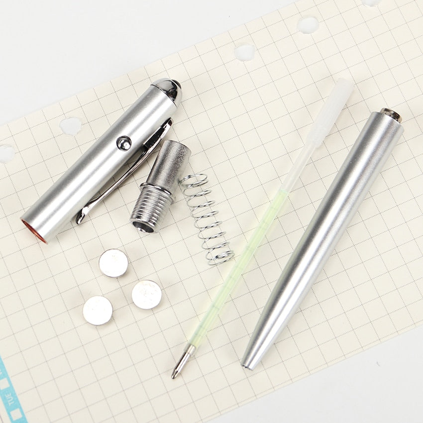 Invisible Ink Pen with Built-In UV Light by HitMyNeed