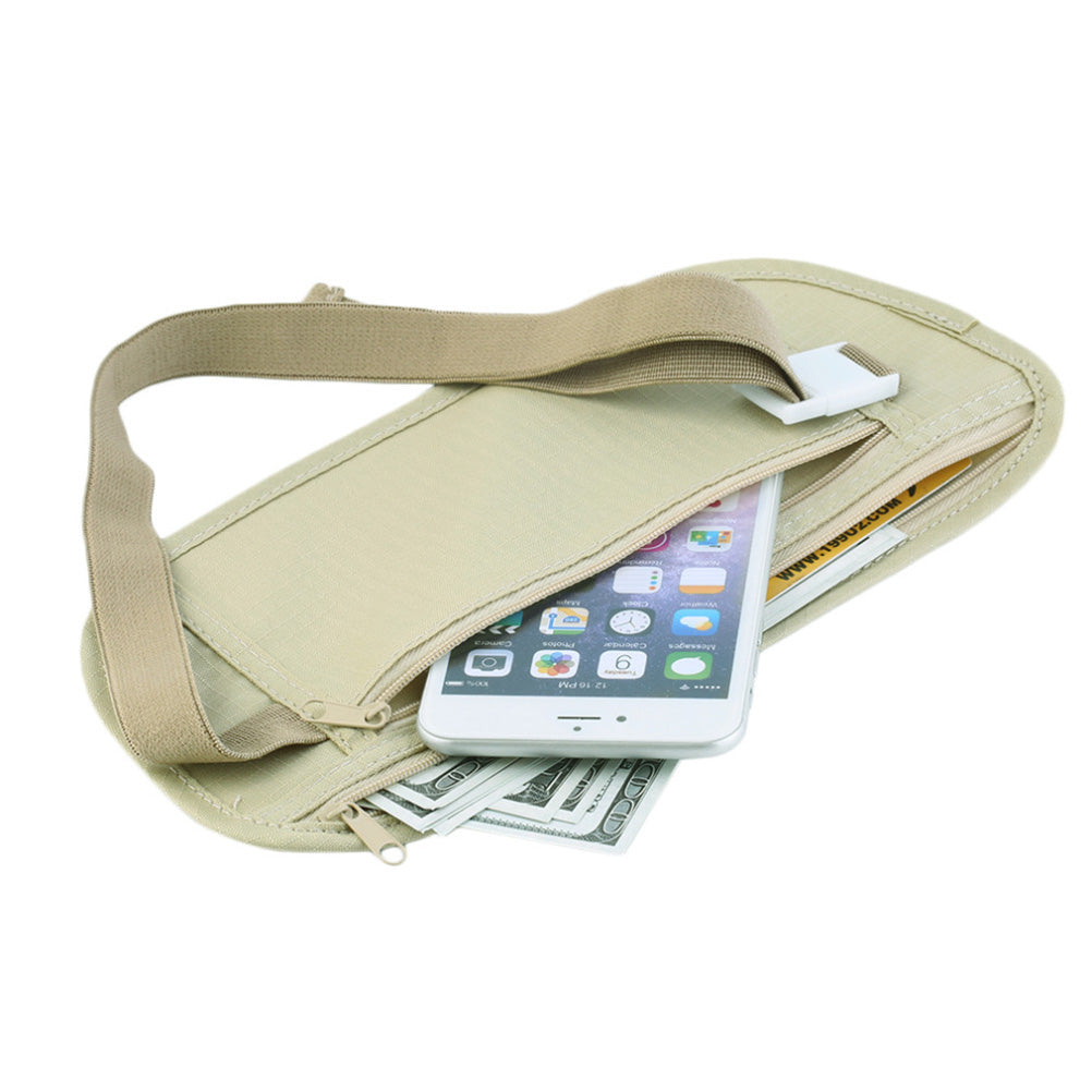 Invisible Travel Money Belt Waist Pouch Wallet by HitMyNeed