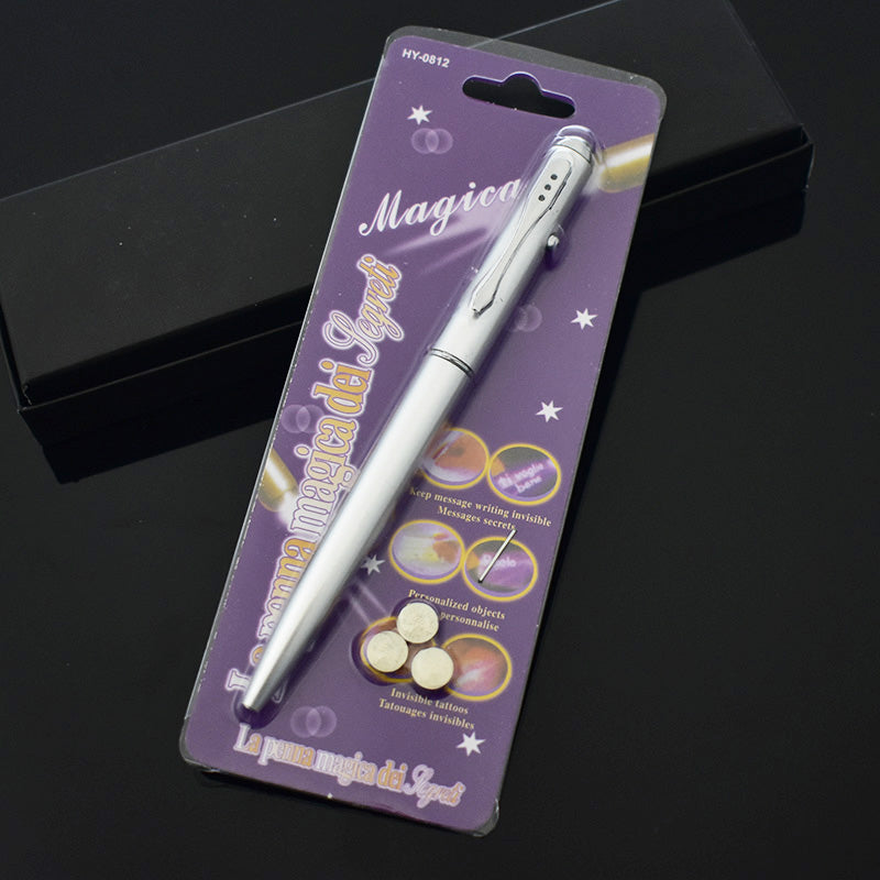 Invisible UV Ink Pen with Built-In UV Light by HitMyNeed