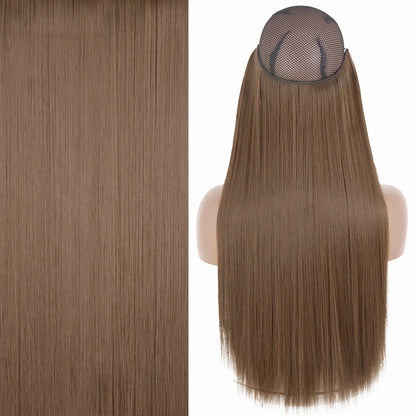 Invisible Wire One-Piece Synthetic Hair Extension sq66-12 22inches by HitMyNeed