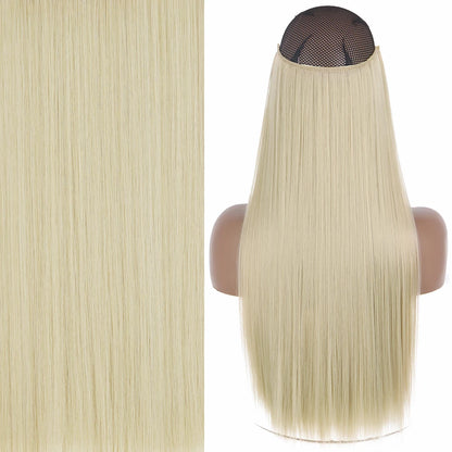 Invisible Wire One-Piece Synthetic Hair Extension sq66-16 32inches by HitMyNeed