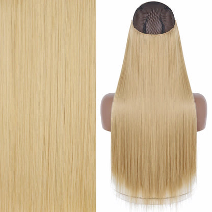 Invisible Wire One-Piece Synthetic Hair Extension sq66-22 32inches by HitMyNeed