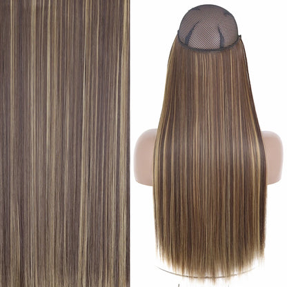 Invisible Wire One-Piece Synthetic Hair Extension sq66-4h27 22inches by HitMyNeed