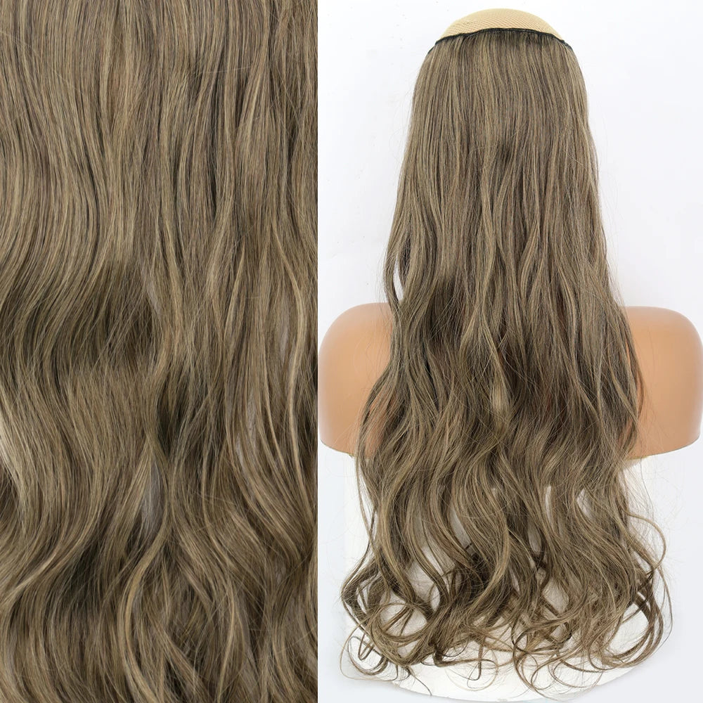 Invisible Wire One-Piece Synthetic Hair Extension sq88-10-86 32inches by HitMyNeed