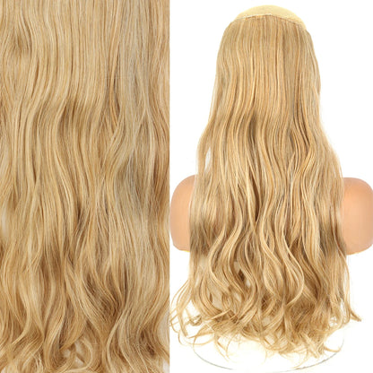 Invisible Wire One-Piece Synthetic Hair Extension sq88-27-613 32inches by HitMyNeed