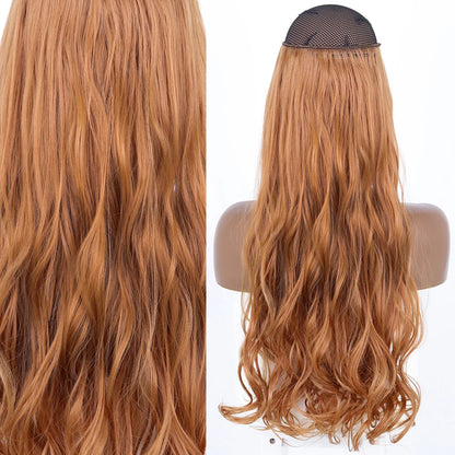Invisible Wire One-Piece Synthetic Hair Extension sq88-30 32inches by HitMyNeed