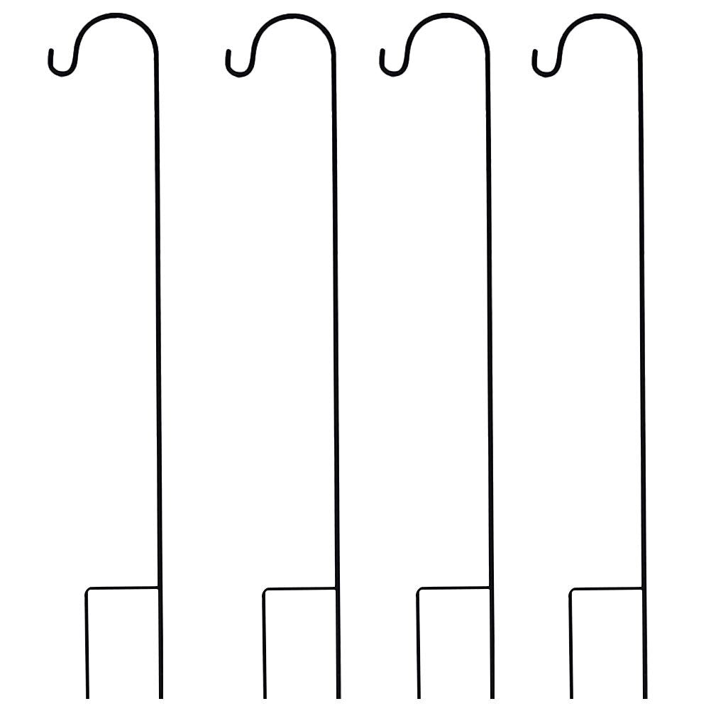 Iron Garden Shepherd Hooks Set of 4, 90 cm by HitMyNeed