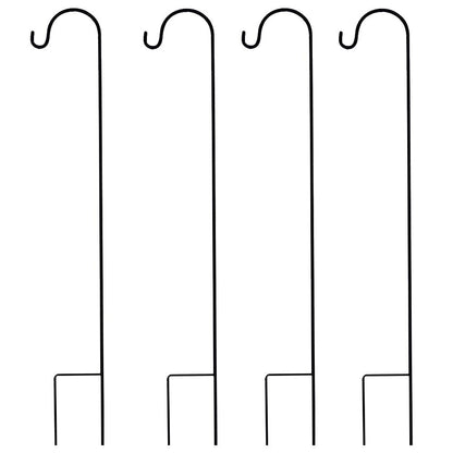 Iron Garden Shepherd Hooks Set of 4, 90 cm by HitMyNeed