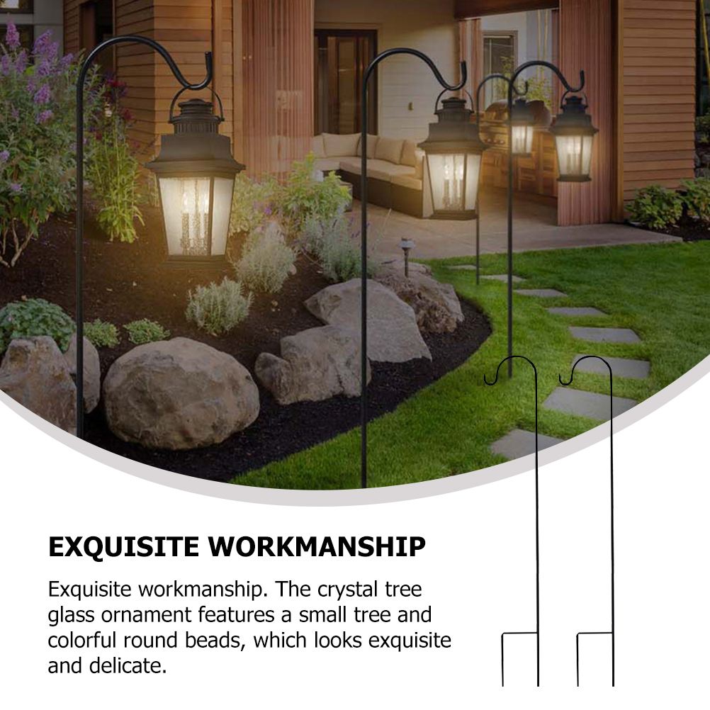 Iron Garden Shepherd Hooks Set of 4, 90 cm by HitMyNeed