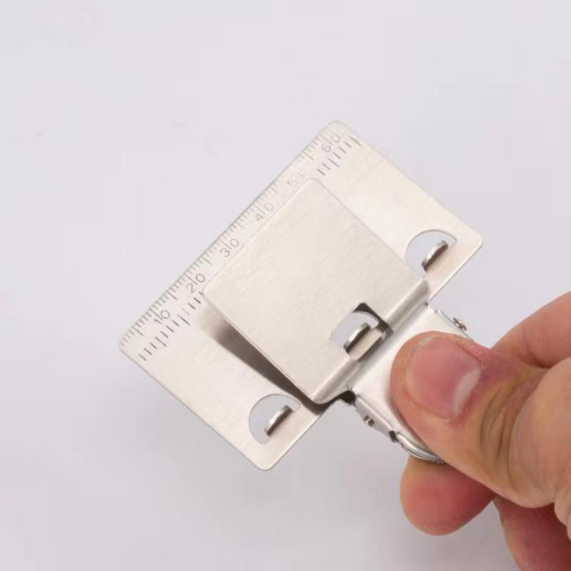 Iron Measuring Tape Clip for Precise Marking by HitMyNeed