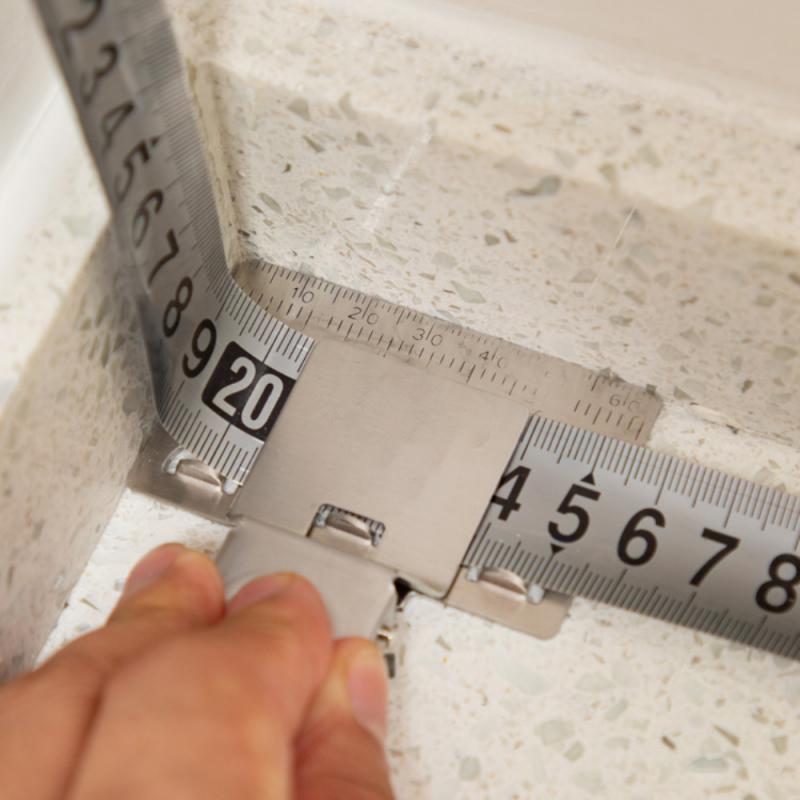 Iron Measuring Tape Clip for Precise Marking by HitMyNeed