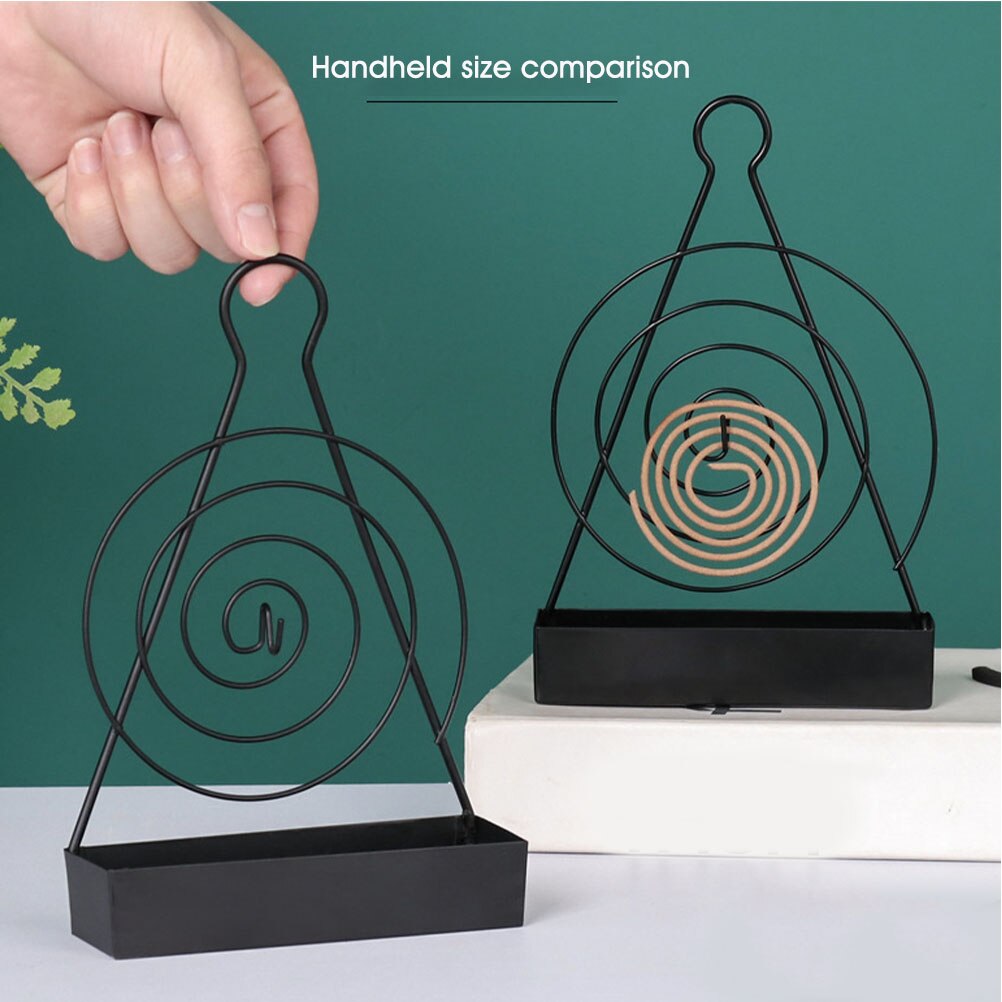 Iron Mosquito Coil Stand with Ash Catch Tray by HitMyNeed