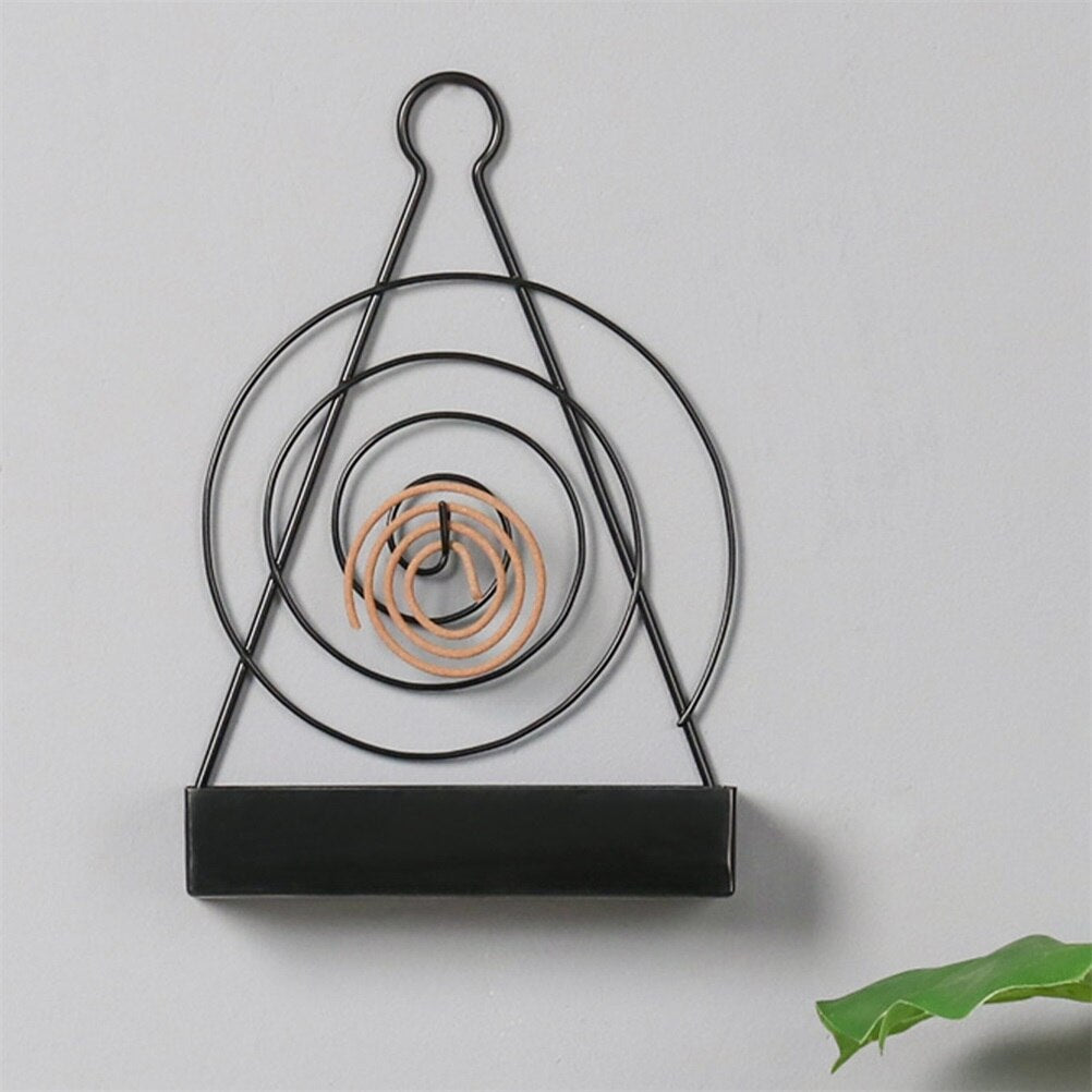 Iron Mosquito Coil Stand with Ash Catch Tray by HitMyNeed