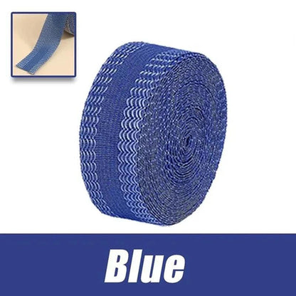 Iron-On Hem Tape for Pants and Jeans, 2.5cm Wide blue 10m by HitMyNeed