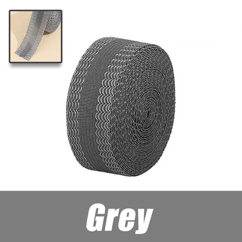 Iron-On Hem Tape for Pants and Jeans, 2.5cm Wide gray 1m by HitMyNeed