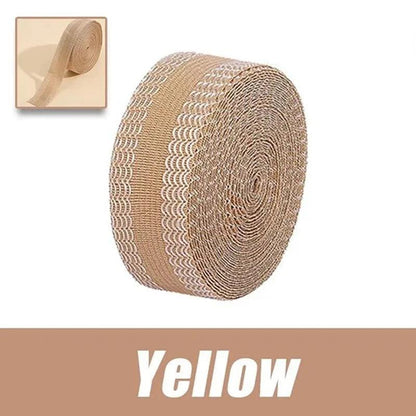 Iron-On Hem Tape for Pants and Jeans, 2.5cm Wide yellow 1m by HitMyNeed