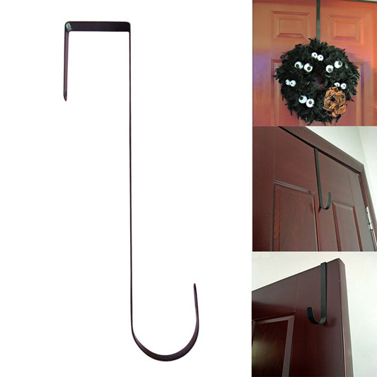 Iron Over-the-Door Christmas Wreath Hook by HitMyNeed