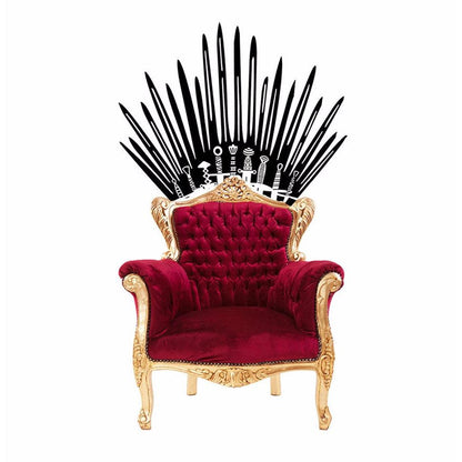 Iron Throne Parody Toilet Wall Decal Sticker by HitMyNeed