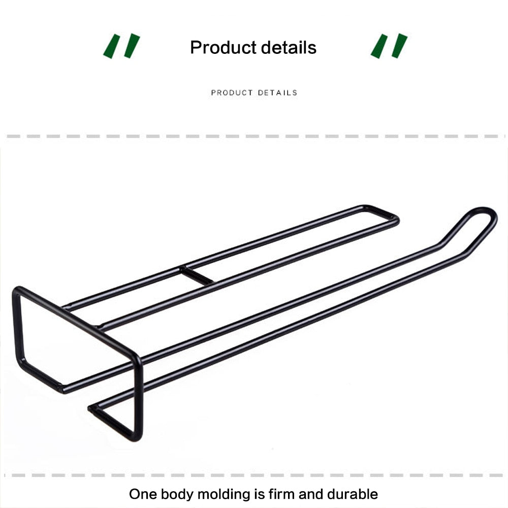 Iron Under Shelf Wine Glass Holder Rack by HitMyNeed