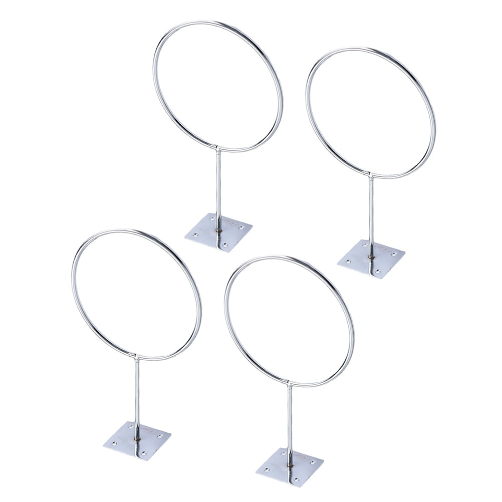 Iron Wall Ball Holders for Sports Balls, Set of 4 by HitMyNeed