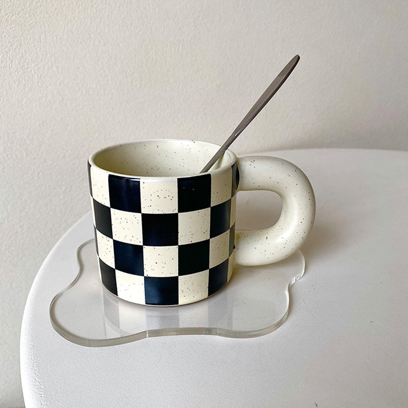 Irregular Clear Acrylic Coaster for Drinks & Decor by HitMyNeed
