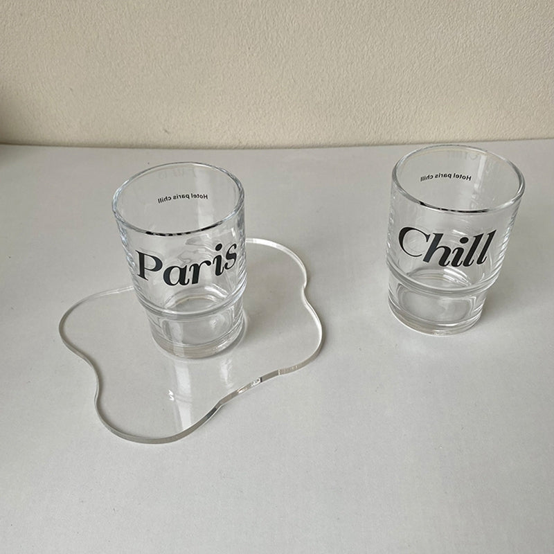Irregular Shaped Clear Acrylic Coaster by HitMyNeed