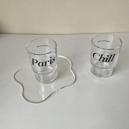 Irregular Shaped Clear Acrylic Coaster by HitMyNeed
