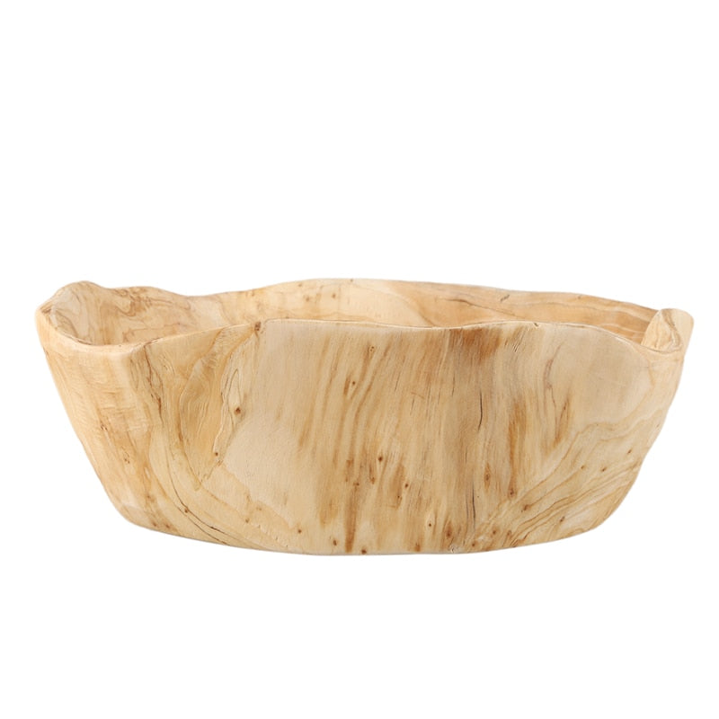 Irregular Wooden Fruit Bowl for Table & Kitchen by HitMyNeed