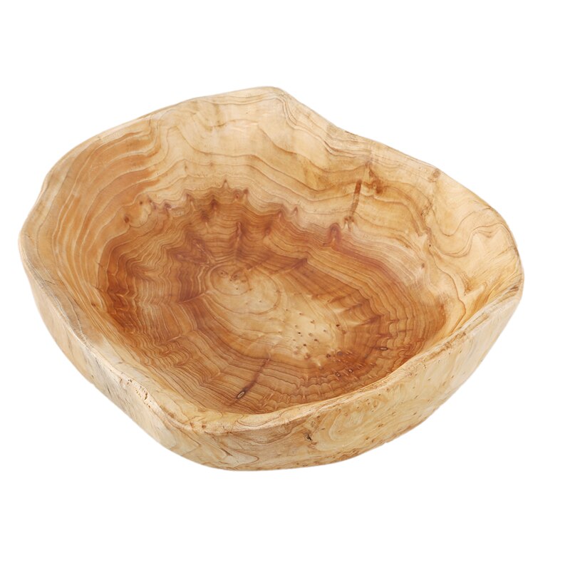 Irregular Wooden Fruit Bowl for Table & Kitchen by HitMyNeed